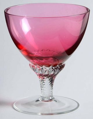 Borgfeldt,  George Lisa Cranberry (non Optic) Liquor Cocktail Glass 10154472