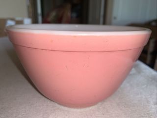 Vintage Pink Pyrex Mixing Bowl,  401 1 1/2 Pint