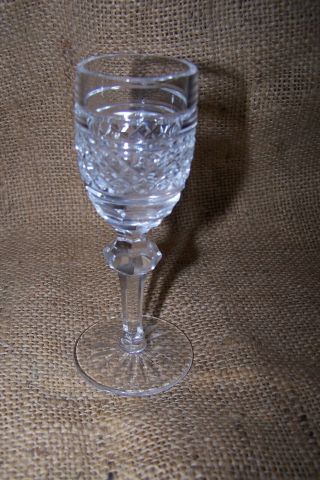 Vintage Waterford Ludlow Diamond Star Clear Cut Crystal Mini Shot Wine Glass