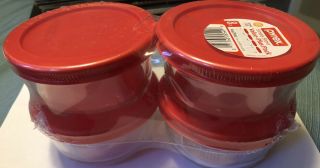 Glass Pyrex 1 Cup Food Storage Bowls W/ Lids,  4 Bowls With Lids,  8 Pc Total