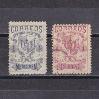 Dominican Republic 1879,  Sc 32 - 34,  Part Set,  Mh/used