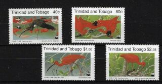 Trinidad & Tobago Sg774/7,  1980 Scarlet Ibis Mnh
