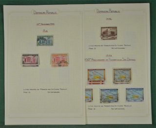 Dominican Republic Stamps Selection On 6 Album Pages (p126)