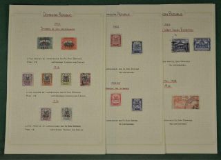 Dominican Republic Stamps Selection On 6 Album Pages (p121)