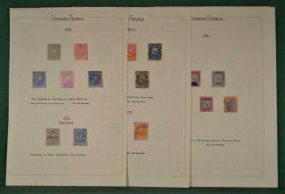 Dominican Republic Stamps Selection On 6 Album Pages (p120)