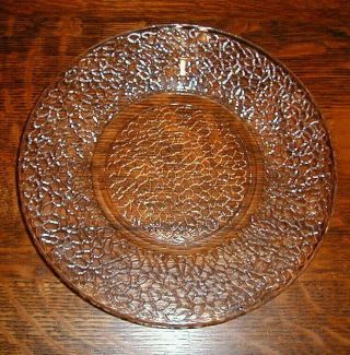 Plates By Cracky 8 " Plate Set Of 5 Crackle Depression Glass