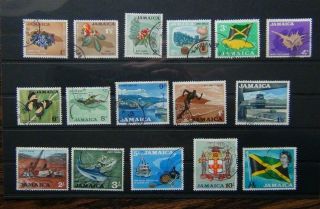 Jamaica 1964 - 68 Set To £1 Sg217 - Sg233