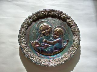 Fenton Collector Plate Series - Mother 