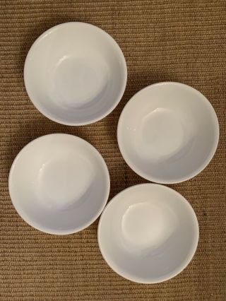 Set Of 4 Corelle Winterfrost White Soup/cereal Bowls 6.  25