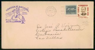 Mayfairstamps Habana Fdc 1954 Jose Maria Rodriguez Cover Wwi49695
