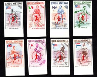 Dominican Republic 1959 Set Of Stamps Mi 697 - 704 Mnh