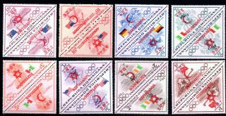 Dominican Republic 1958 Set Of Stamps Mi 621 - 36 Mnh Cv=6.  5€