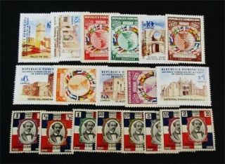 Nystamps Dominican Republic Stamp 186//1282 Og H/nh $47 D11y3274