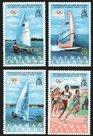 Cayman Islands 1996 Olympic Games Set Of 4 Unhinged