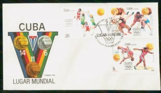 Mayfairstamps Habana 1992 Olympics Combo First Day Cover Wwi27415