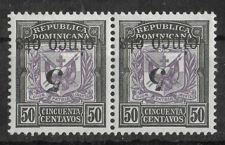 Dominican Republic 1904 Lh 5 C Black On Lilac Inv Ovp Michel 110k Vf
