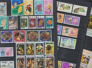 Grenada 1968 - 92 Fu Full Sets Minisheets Scouts Flowers Madonna Kennedy
