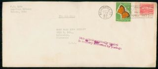 Mayfairstamps Habana Ad 1958 Cover American Embassy Pouch Mail Wwh79183