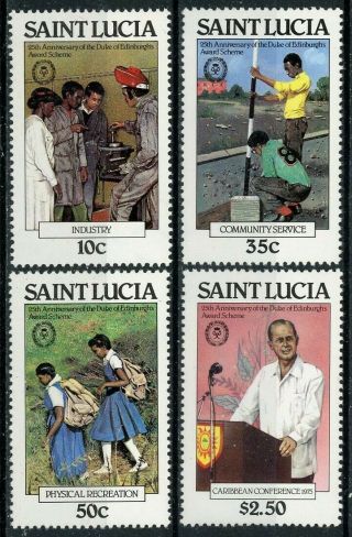 S636234 St Lucia - Sc 555 - 58 Mnh