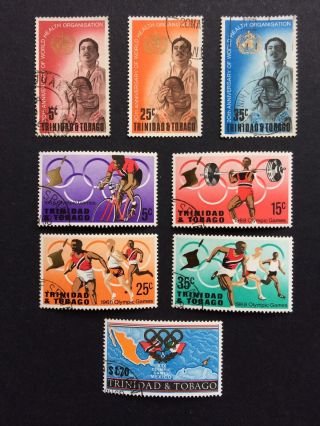 Trinidad & Tobago 1968 Who And Olympics Sets.