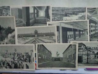 Auschwitz - Birkenau Concentration Camp Pictures Postcards Full Set