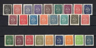 Portugal,  1943,  1948 / 49,  Scarce Full Set Definitives And Additionels,  Mnh