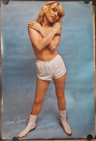 Debbie Harry Blondie Poster 1979 / Apprx 24 X 36.  5 "