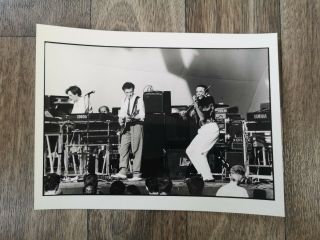 Official Press/promo Photo Of Ultravox Performing Circa 1980s