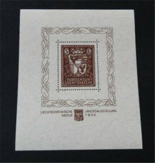 Nystamps Liechtenstein Stamp 115 Og H $1400