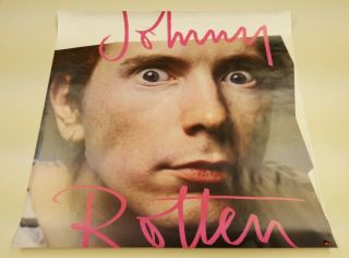 Johnny Rotten Sex Pistols Pil 1984 Promo Poster John Van Hamersveld