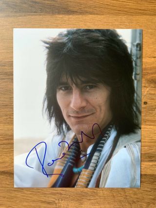 Ronnie Wood - Hand Signed 10x8 Photo - The Rolling Stones Album - Music
