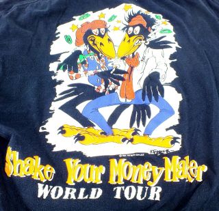 Vintage THE BLACK CROWES Music World Tour Shirt SHAKE YOUR MONEY MAKER Size XL 3
