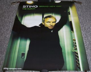 The Police Sting U.  K.  Record Company Promo Poster " Day " Album 1999