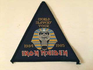 Iron Maiden World Slavery Tour 1984 - 1985 Vintage 1980 