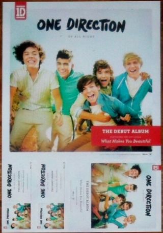 One Direction Up All Night Discontinued Ltd Ed Rare Tour Poster Harry Styles