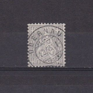 Switzerland 1881,  Sc 66,  Cv $3875,  Granite Paper,