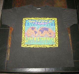 24 - 7 Spyz 1990 World Tour Concert T - Shirt Sz Xl Great Graphics