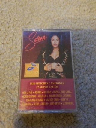 Selena Quintanilla Mis Mejores Canciones 17 Exitos Cassette Tape