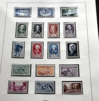Frankreich 1944/52 Meist Postfrische Sammlung Viele Komplette Serien