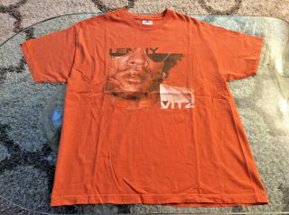 Lenny Kravitz 2002 Tour Dark Orange Concert Shirt Adult Extra Large Xl