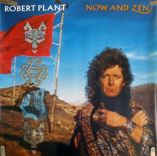 Rare Robert Plant Now And Zen 1988 Music Record Store Promo Poster