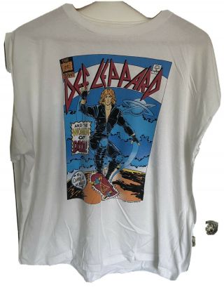 Rare Def Leppard Hysteria / Women T Shirt.  30 Years Old