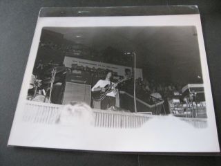 1969 Eric Clapton Stage Photo With Blind Faith