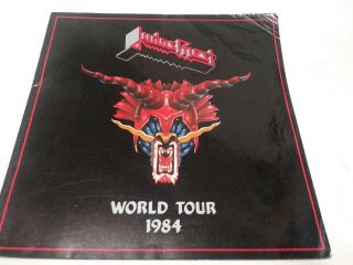 Judas Priest Defenders Of The Faith World Tour 1984 Program Book Brochure