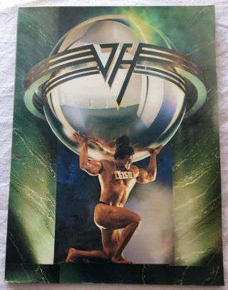 Vintage 1986 Van Halen Vh 5150 Song Music Pb Book 9 Songs