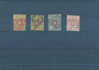 Switzerland Rare Rayon Stamps 1850 - 1851 (cv $690 Eur600)