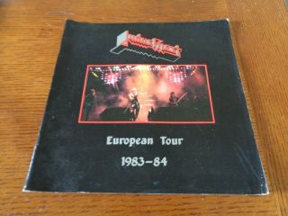 Judas Priest Defenders Of The Faith European 83/84 Tour Programme