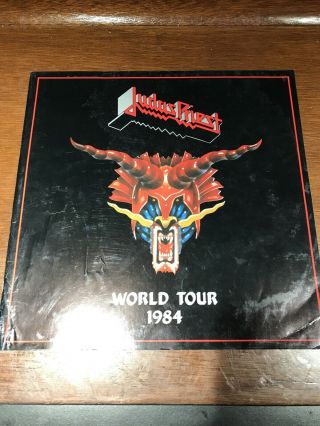Judas Priest Defenders Of The Faith World Tour 1984 Program Book