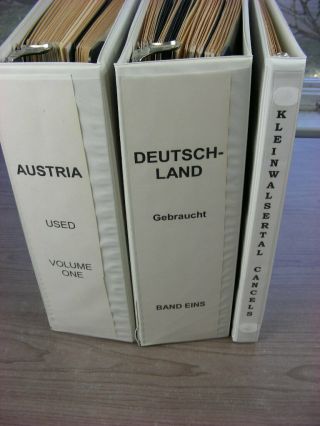 Germany,  Austria,  1000s Of Stamps Pages (3 Binders)
