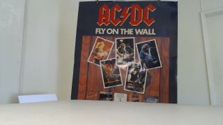 Ac/dc Fly On The Wall 1985 Promo Poster